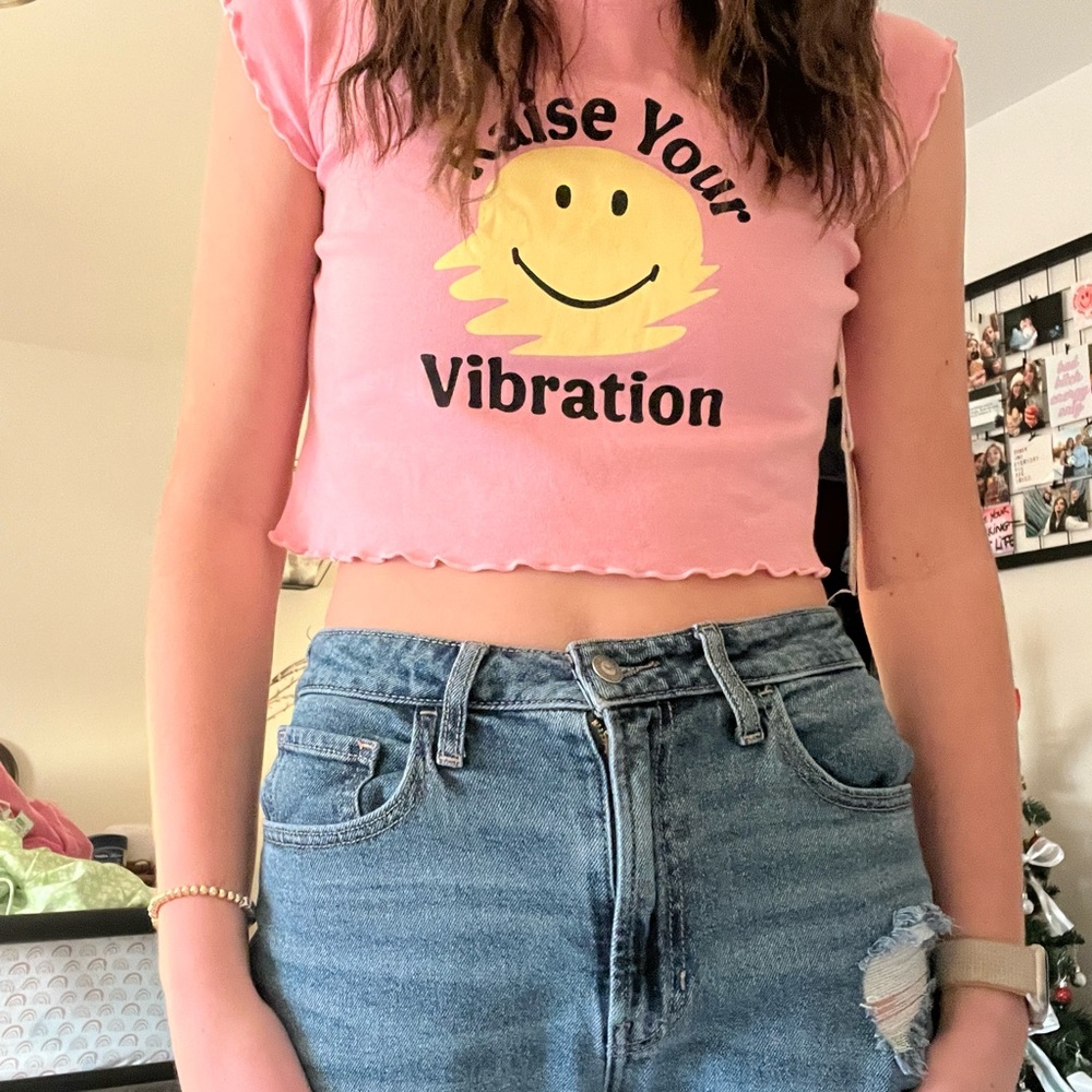 BRAND NEW YEAR OF OURS CROP TOP